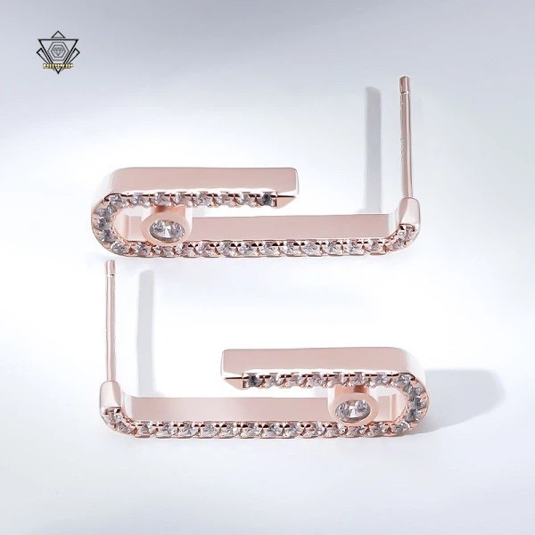 sterling silver drop earrings